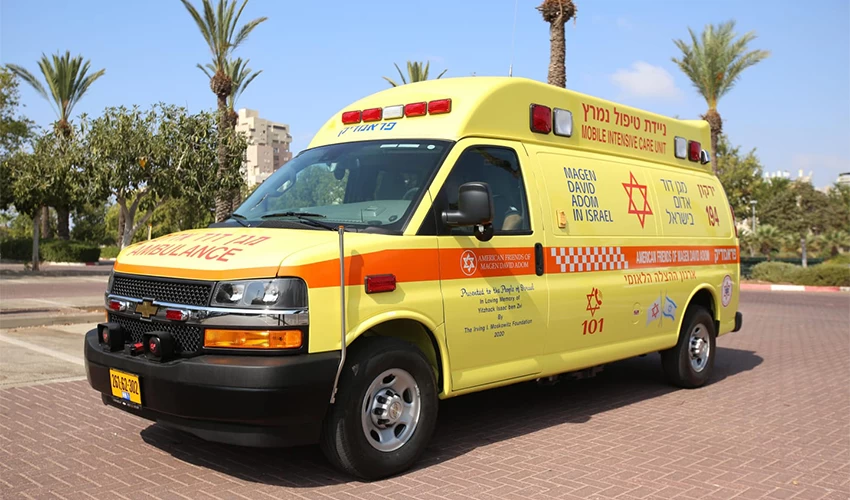אמבולנס (צילום: דוברות מד"א)